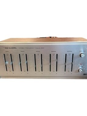 Realistic Stereo Frequency Equalizer - Silver